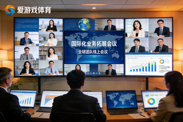 爱游戏体育国际化业务拓展会议现场 - 全球团队线上会议讨论国际市场