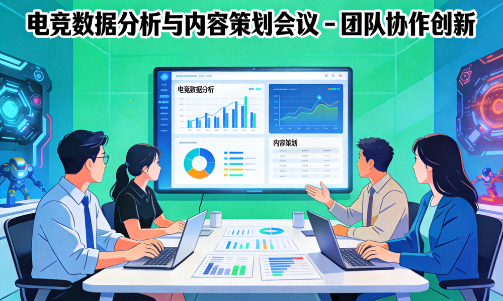 电竞数据分析与内容策划会议 - 团队协作创新