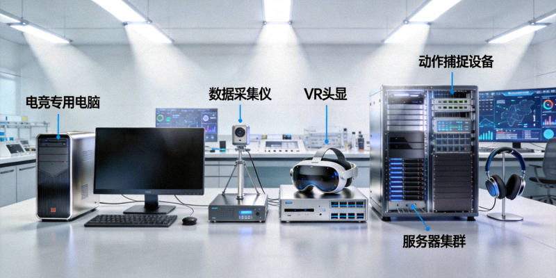 电竞技术研发实验室设备展示