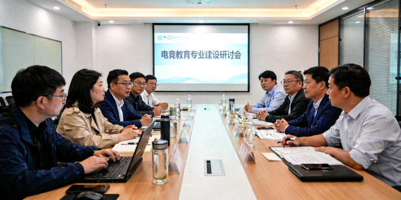 电竞教育专业建设研讨会现场照片