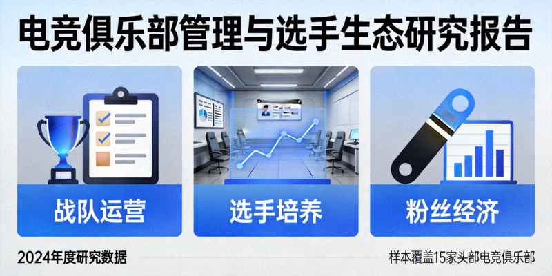 电竞俱乐部管理与选手生态研究报告 - 战队运营、选手培养、粉丝经济