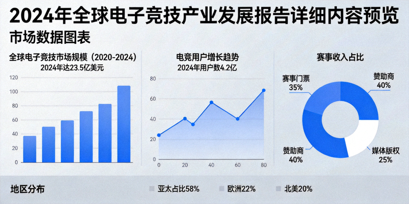 2024年全球电子竞技产业发展报告详细内容预览 - 市场数据图表