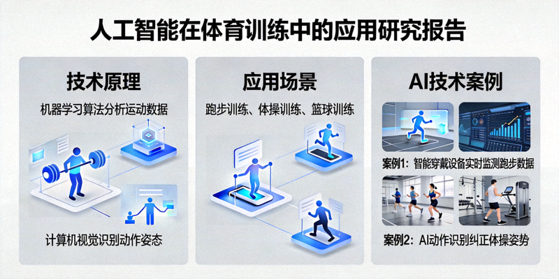 人工智能在体育训练中的应用研究报告详细内容 - AI技术案例
