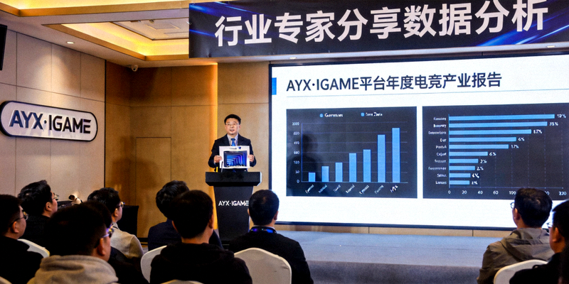 AYX·IGAME平台年度电竞产业报告发布会现场 - 行业专家分享数据分析