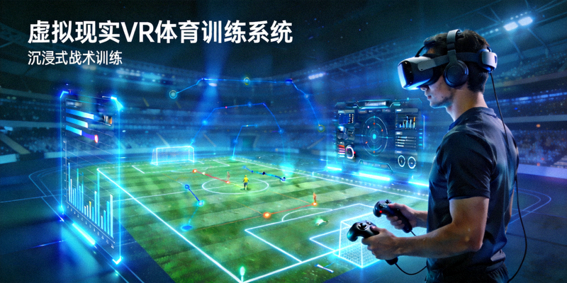 虚拟现实VR体育训练系统 - 运动员使用VR设备进行沉浸式战术训练
