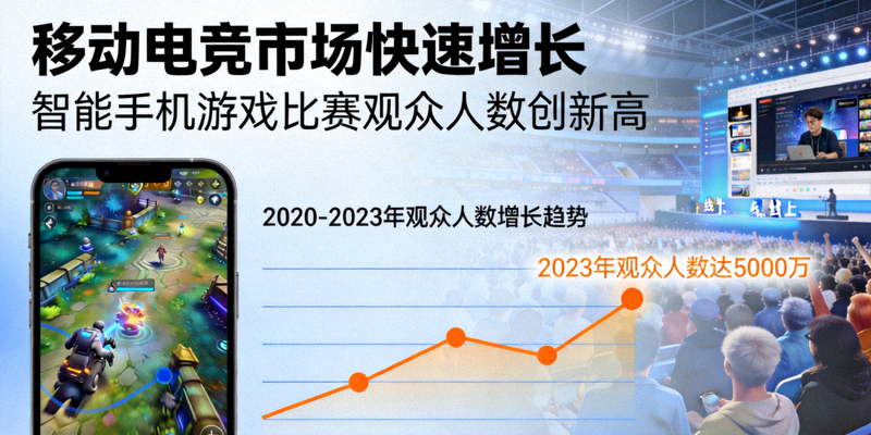移动电竞市场快速增长智能手机游戏比赛观众人数创新高