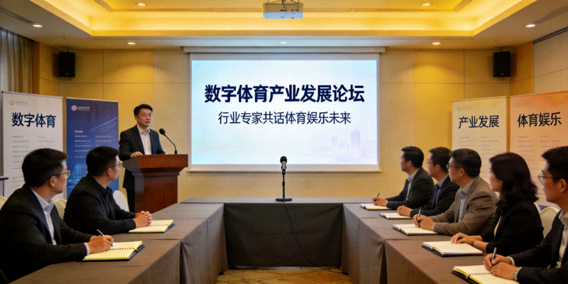 数字体育产业发展论坛现场 - 行业专家共话体育娱乐未来