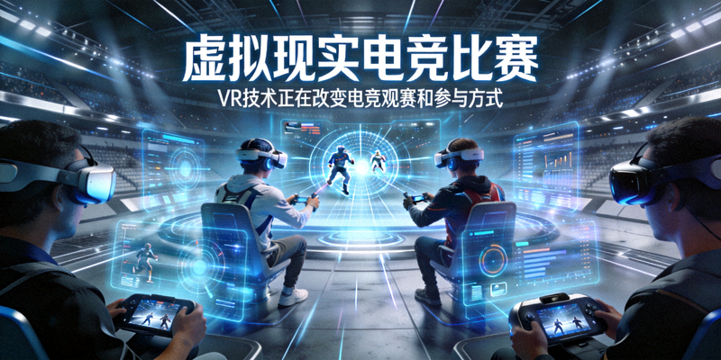 虚拟现实电竞比赛场景 - VR技术正在改变电竞观赛和参与方式