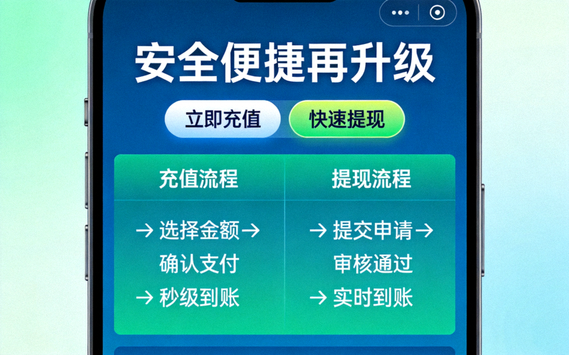 安全便捷再升级爱游戏体育首页优化充值提现流程界面展示