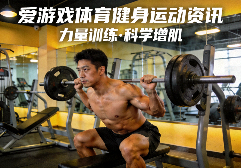 爱游戏体育健身运动资讯配图，健身者在场馆内进行力量训练