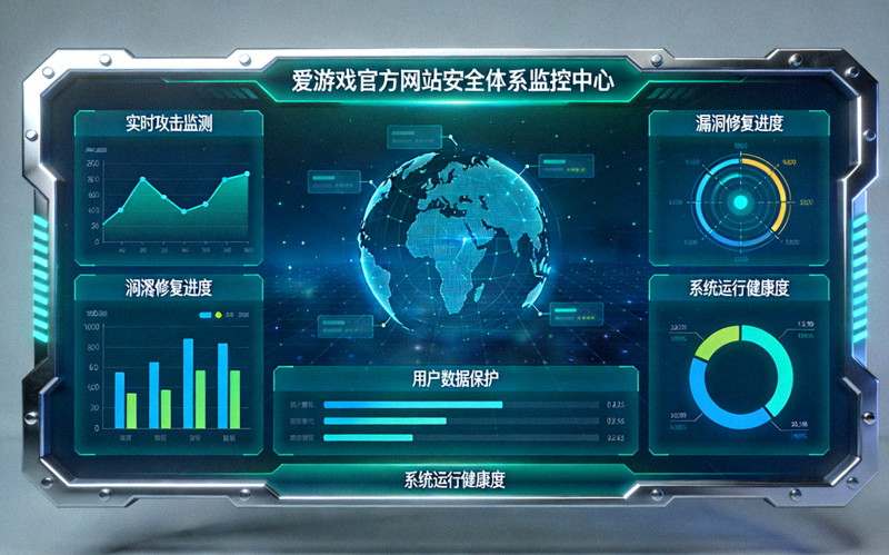 爱游戏官方网站安全体系升级后的数据监控仪表盘画面