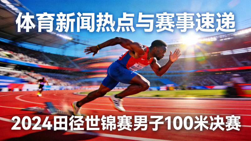 体育新闻热点与赛事速递田径跑道运动员冲刺画面配图