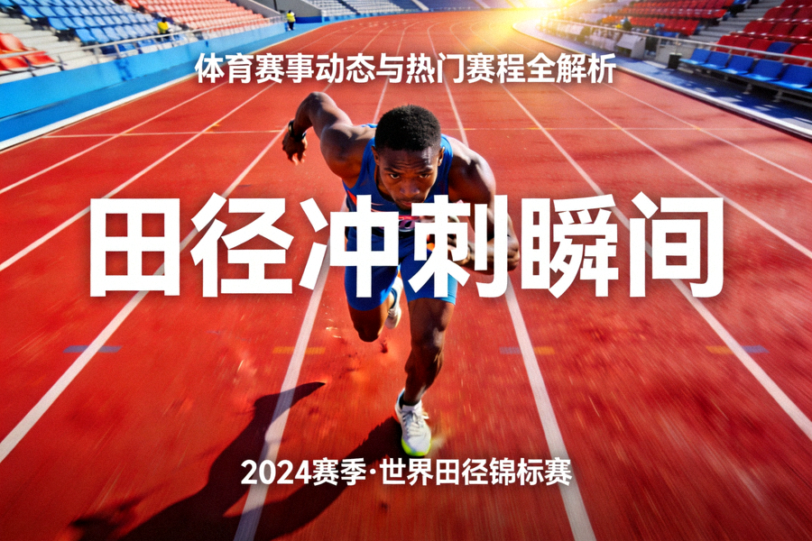 体育赛事动态与热门赛程全解析主视觉图 - 田径赛道上运动员全力冲刺的瞬间