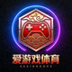 爱游戏体育官方logo - 赛博国潮体育竞技品牌标志