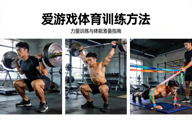 运动员进行力量训练与体能准备的健身场景 - 爱游戏体育训练方法文章配图