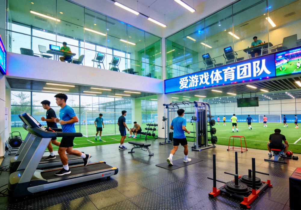 爱游戏体育团队与场馆展示图：现代化体育训练场馆与运动员备战场景
