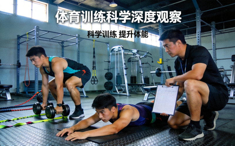 运动员在训练馆进行体能训练 - 体育训练科学深度观察配图